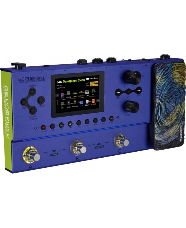 MOOER GE 200 PLUS LI Pedaliere Multieffetto