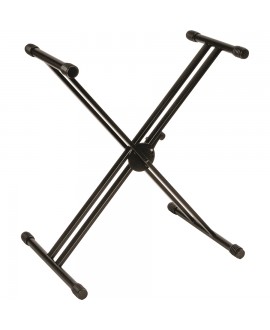 Quik Lok QL/646 Supporto Professionale per Tastiera con Struttura X e Telaio Doppio