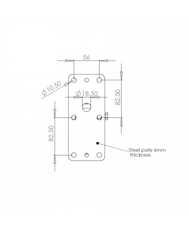 Quik Lok QL/95 Coppia di supporti a muro per casse