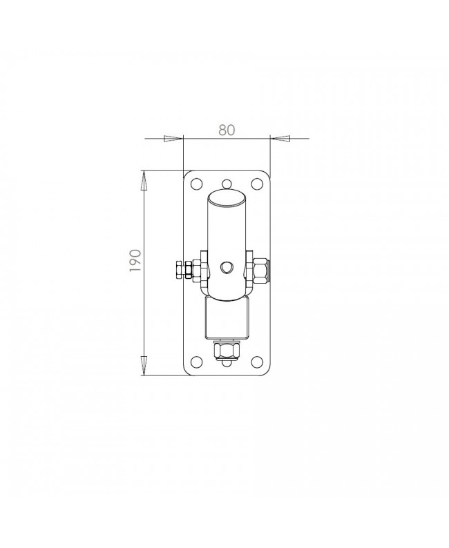 Quik Lok QL/95 Coppia di supporti a muro per casse