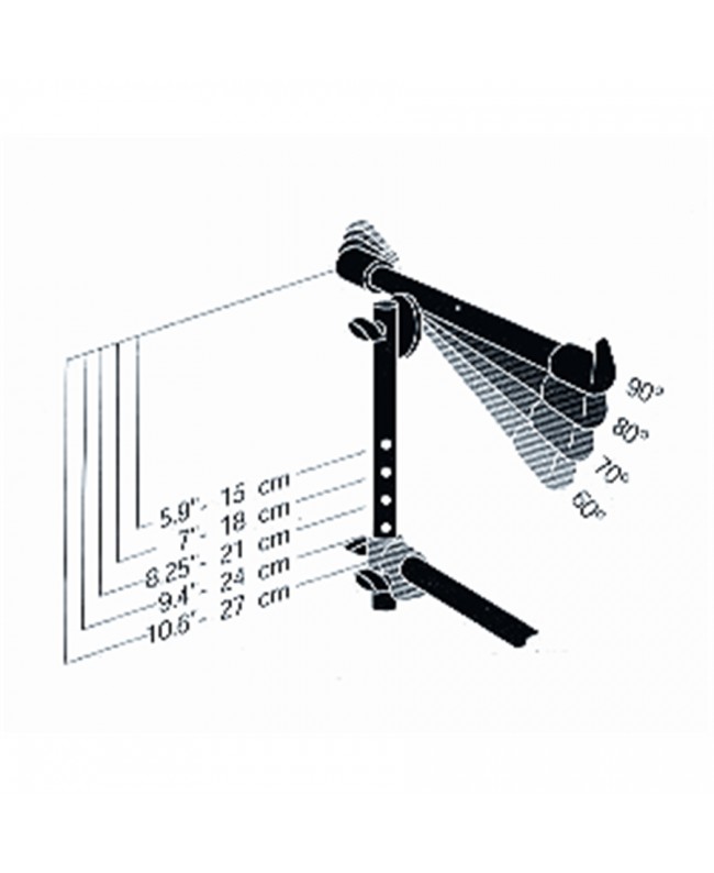 Quik Lok QLX/3 Coppia di Bracci Aggiuntivi per Supporti a X Keyboard Supports
