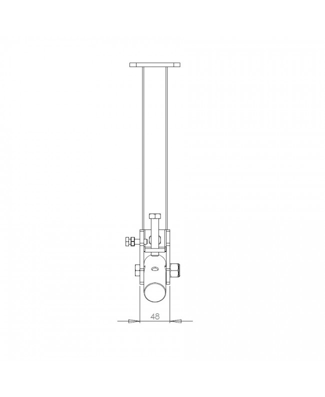 Quik Lok QL/95 Coppia di supporti a muro per casse