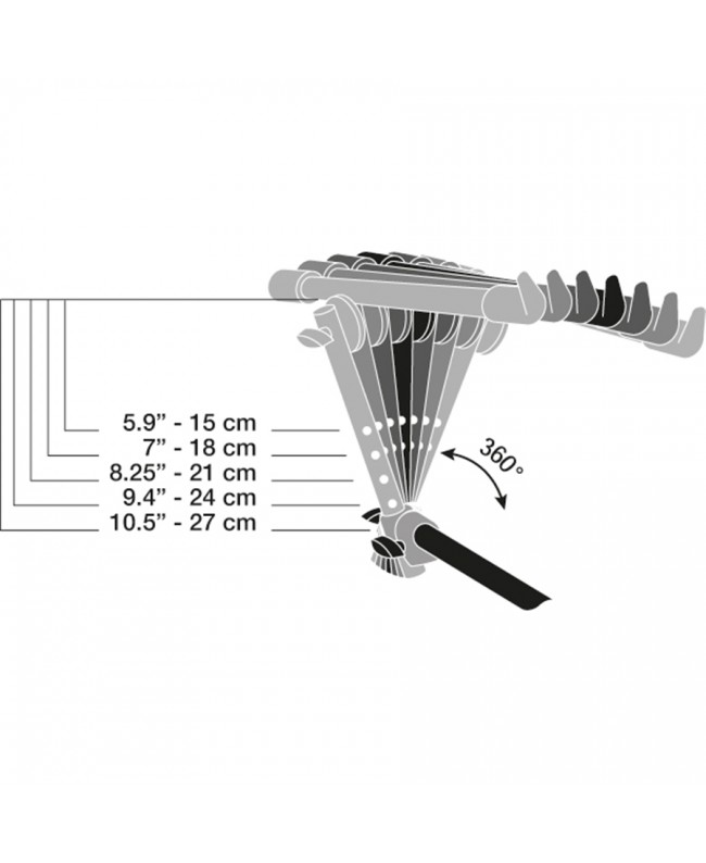 Quik Lok QLX/3 Coppia di Bracci Aggiuntivi per Supporti a X