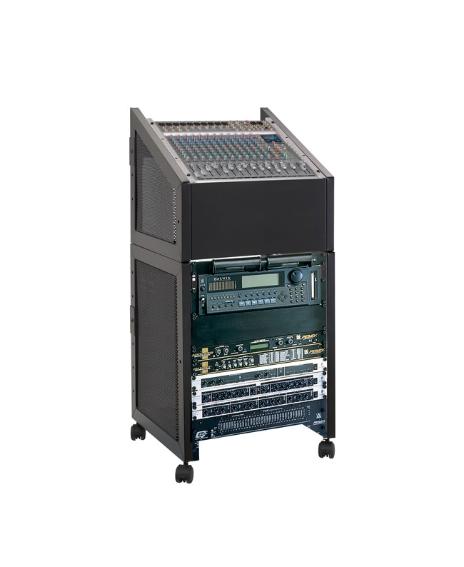 Quik Lok RS/513 EU Rack Mount 14 Einheiten mit Rädern