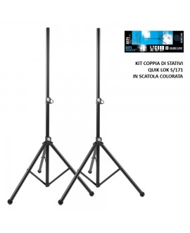 Quik Lok S/171 Coppia di Stativi per Casse in Color Box