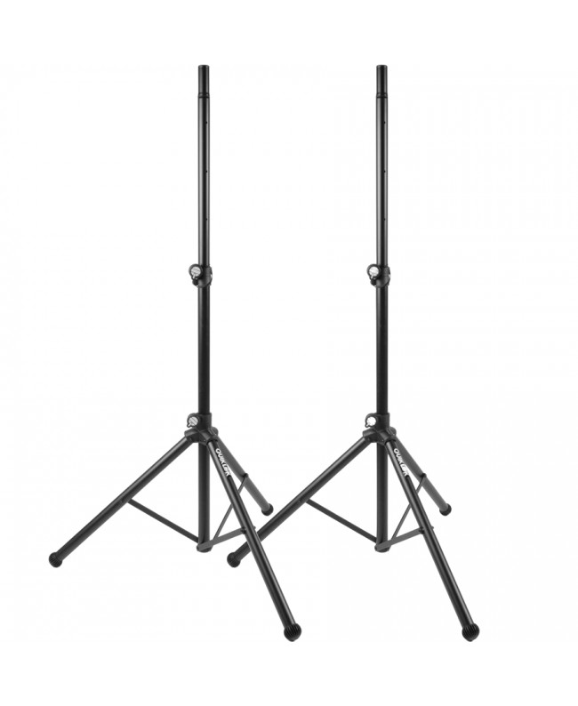 Quik Lok S/173 BK Coppia di Stativi in Alluminio su Treppiede per Casse o Luci Speaker Supports