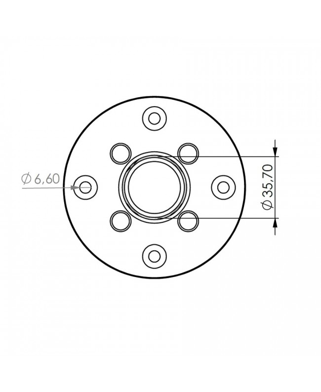 Quik Lok SC/235 Aluminum flange for speaker
