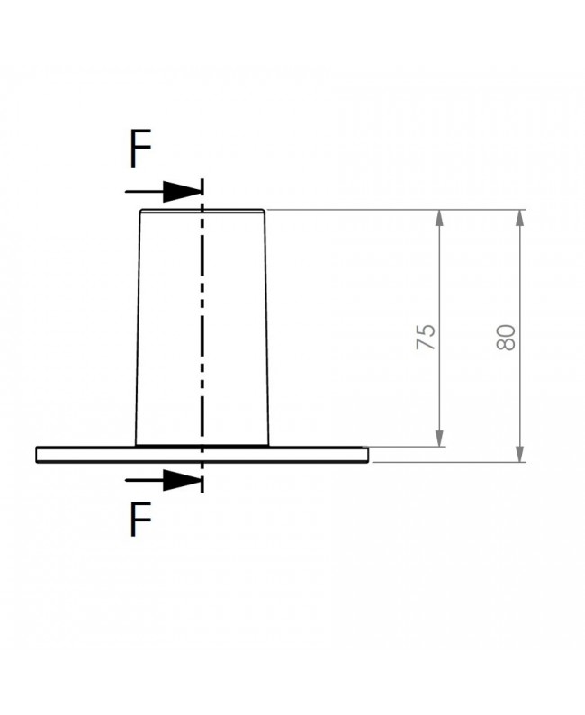 Quik Lok SC/235 Aluminum flange for speaker