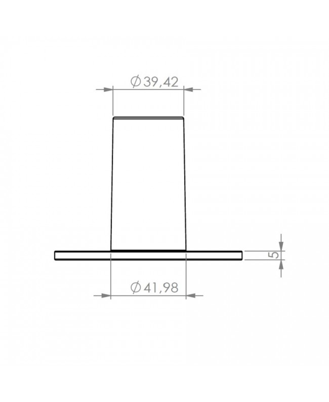 Quik Lok SC/235 Aluminum flange for speaker