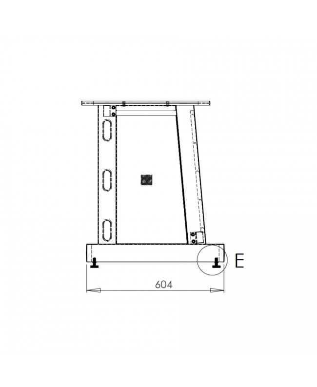 Quik Lok Z/612 CY Mobile Rack 12 Einheiten 19" Rack