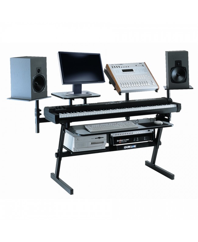 Quik Lok Z/716 Keyboard Stand with Z Structure and Single Level