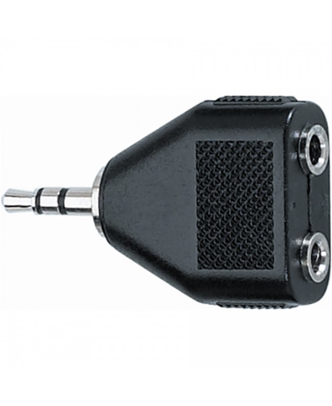 Quik Lok AD/20 3.5/2x TRS Stereo 3.5 miniJack TRS Adapterbuchse Adapter