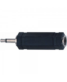 Quik Lok AD/18 MiniJack TS Mono 3.5/Socket Jack TS Mono 6.3 Adapter