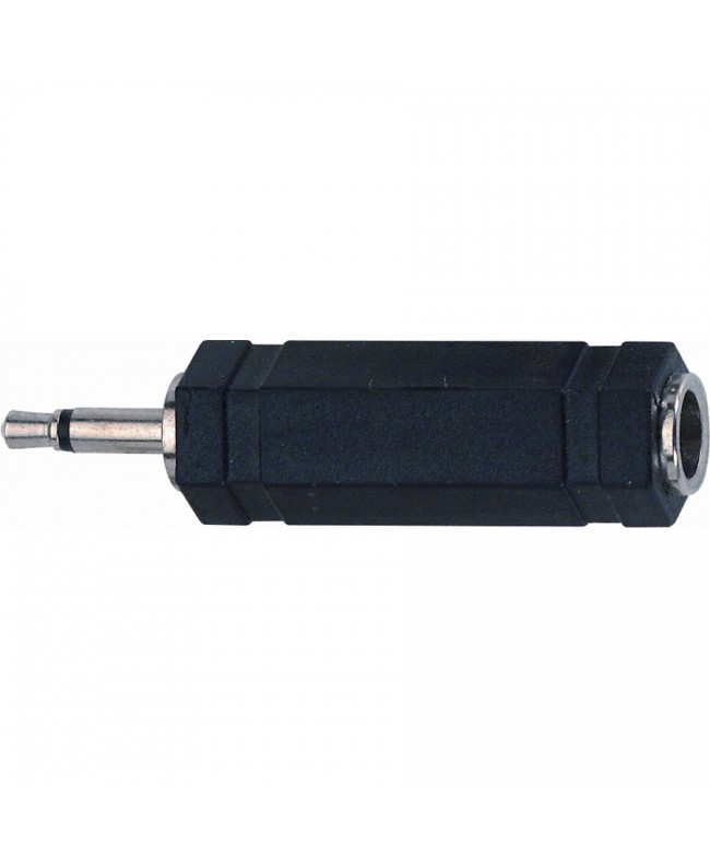 Quik Lok AD/18 MiniJack TS Mono 3.5/Socket Jack TS Mono 6.3 Adapter