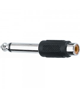 Quik Lok AD/59 TS Mono 6.3 Jack to RCA Phono Adapter
