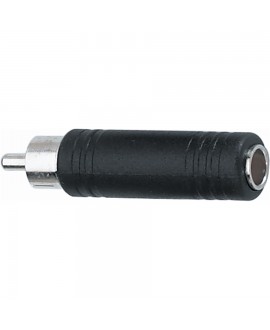 Quik Lok AD/66 Phono RCA Plug to TS Mono 6.3 Jack Jack Adapter
