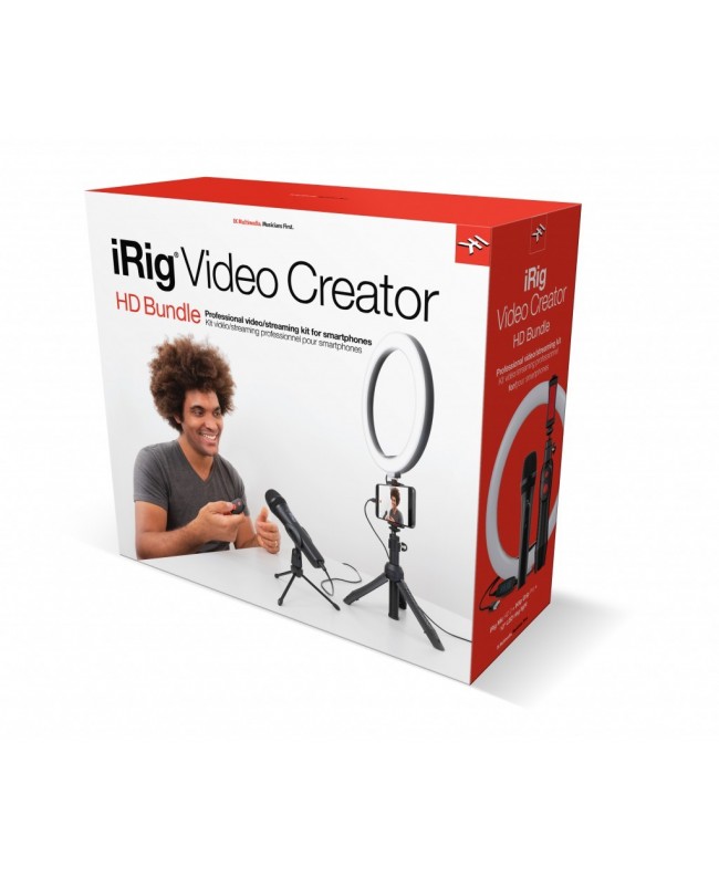 IK Multimedia iRig Video Creator HD Bundle Microfoni per Smartphone