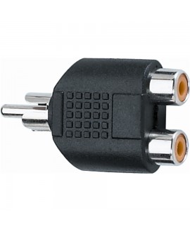 Quik Lok AD/270 Adattatore Spina Phono RCA/2x Presa Phono RCA
