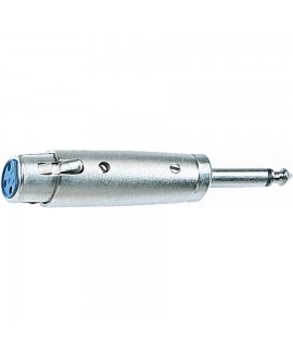 Quik Lok F/146-K XLR Buchse/Klinke TS Mono 6.3 Adapter Adapter