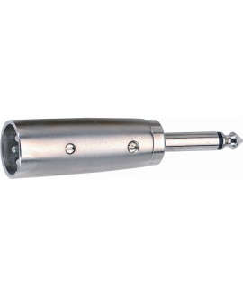 Quik Lok G/123-K Adattatore XLR Maschio/Jack TS Mono 6.3