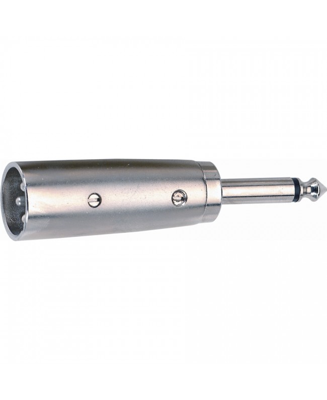 Quik Lok G/123-K XLR Stecker/Klinke TS Mono 6.3 Adapter