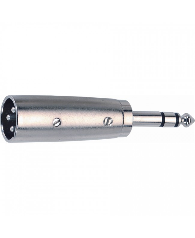 Quik Lok G/124-K XLR Stecker/Klinke TRS Stereo 6.3 Adapter