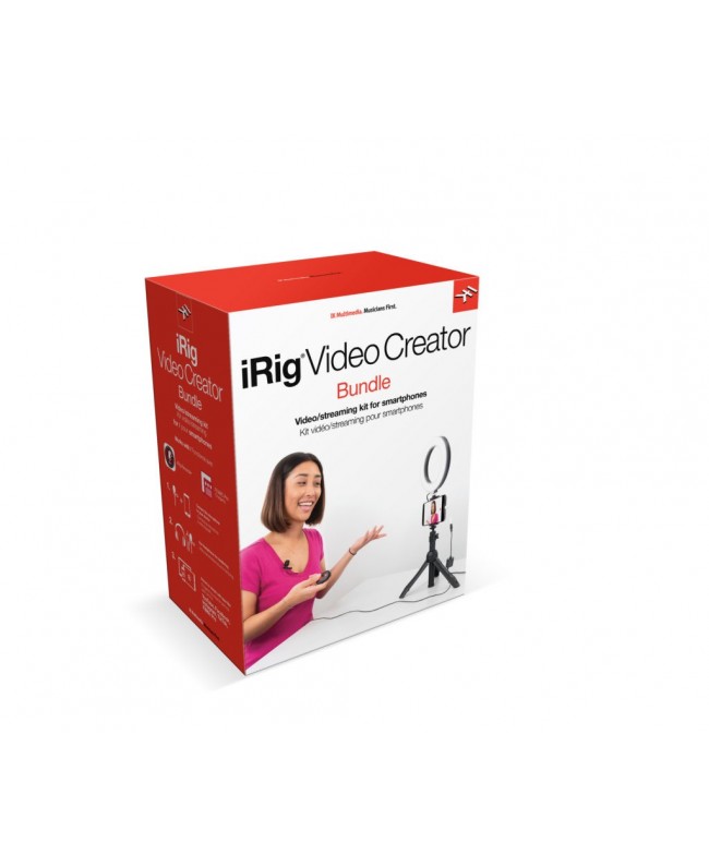 IK Multimedia iRig Video Creator Bundle Microfoni per Smartphone