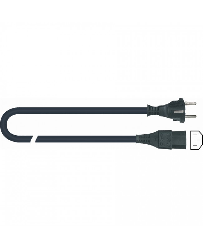 Quik Lok S/1200 EU STND Power Cable Schuko Plug / IEC-VDE Receptacle