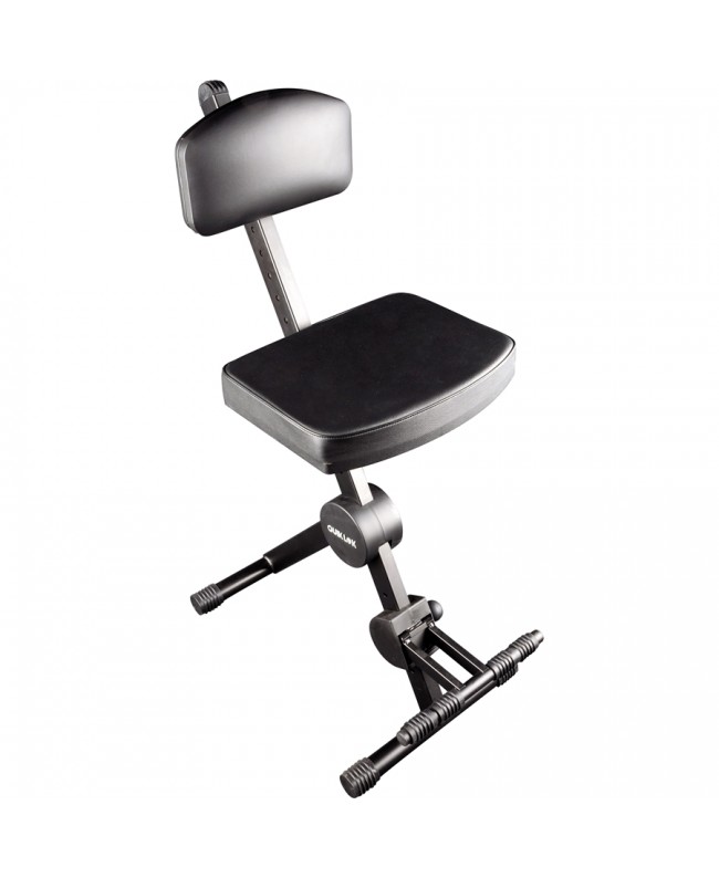 Quik Lok DX/749 Sgabello con Schienale e Poggiapiedi