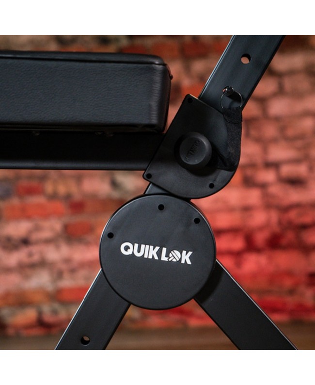 Quik Lok DX/749 Sgabello con Schienale e Poggiapiedi Stools