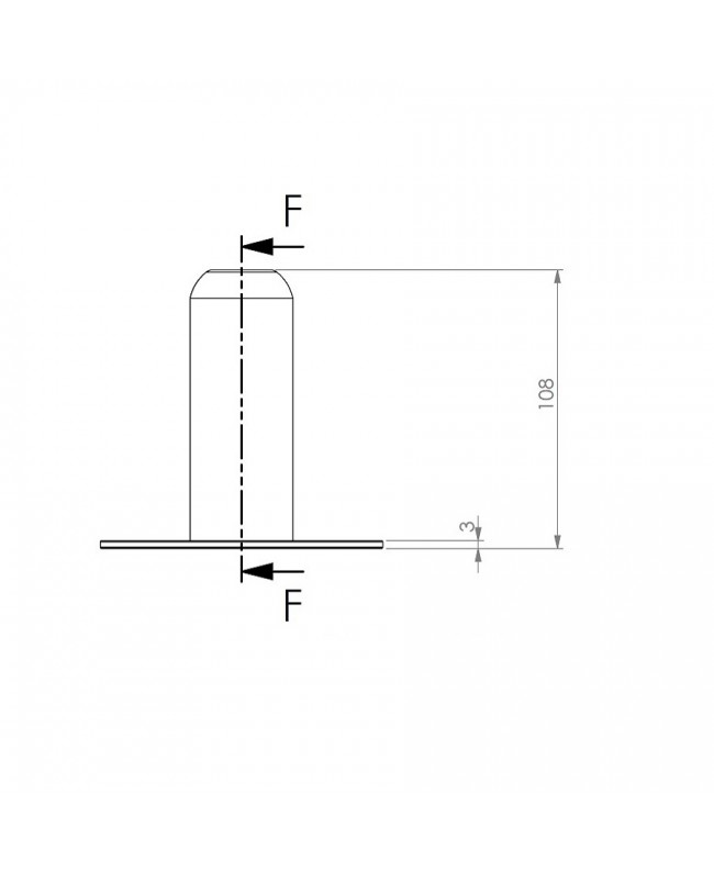 Quik Lok SC/107 Flangia per speaker