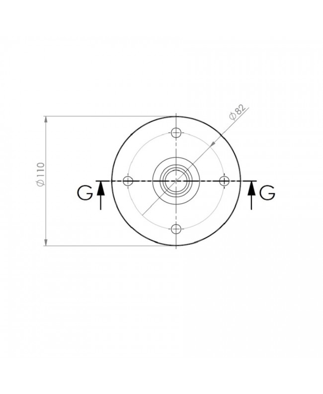 Quik Lok SC/107 Flangia per speaker