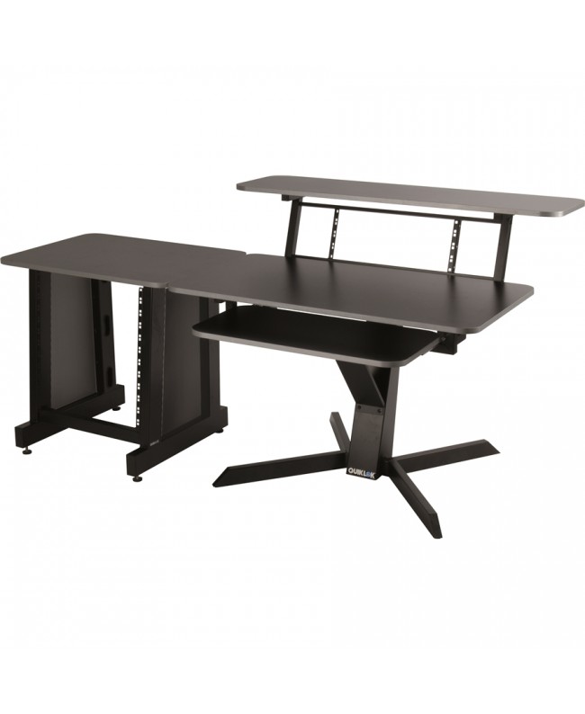 Quik Lok Z/460 BK Workstation a 3 Ripiani Studio furniture