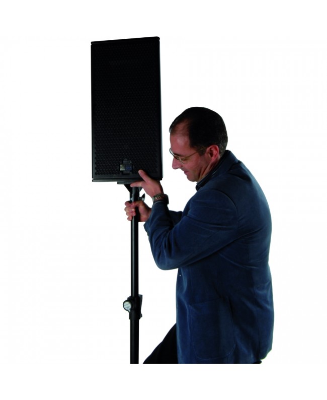 Quik Lok SP/282 BK Coppia di Supporti con Sistema SAFE-LIFT e Discesa Frenata Supporti per casse