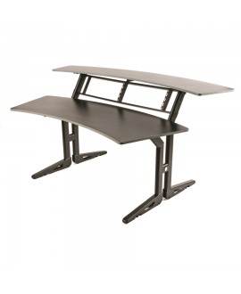 Quik Lok Z/630 BK Workstation a 2 Ripiani