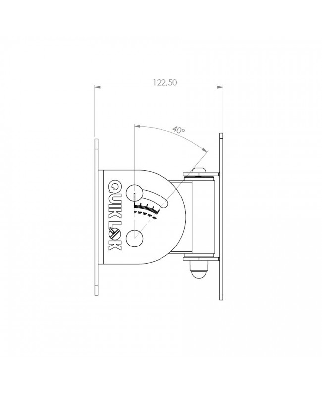 Quik Lok QL/953 Coppia di supporti per casse
