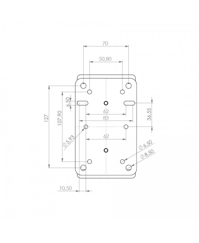 Quik Lok QL/953 Coppia di supporti per casse