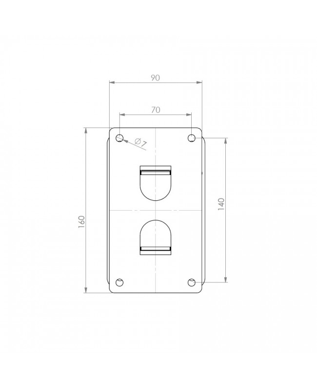 Quik Lok QL/953 Coppia di supporti per casse