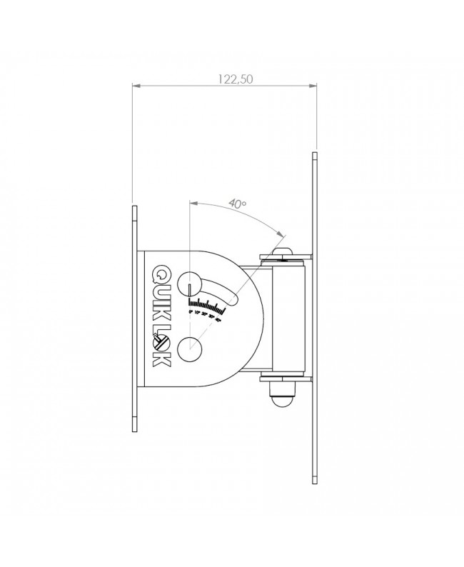 Quik Lok QL/956 Coppia di supporti per casse Supporti a muro