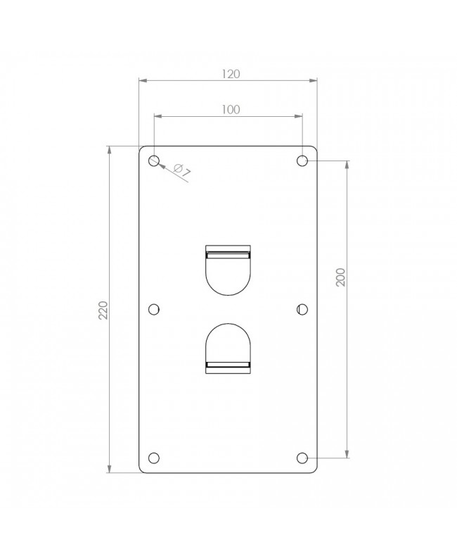 Quik Lok QL/956 Coppia di supporti per casse Wall Brackets