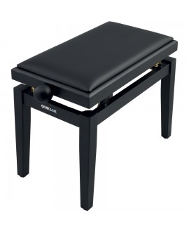 Quik Lok PB/100 BK S Satin Black Wooden Piano Bench