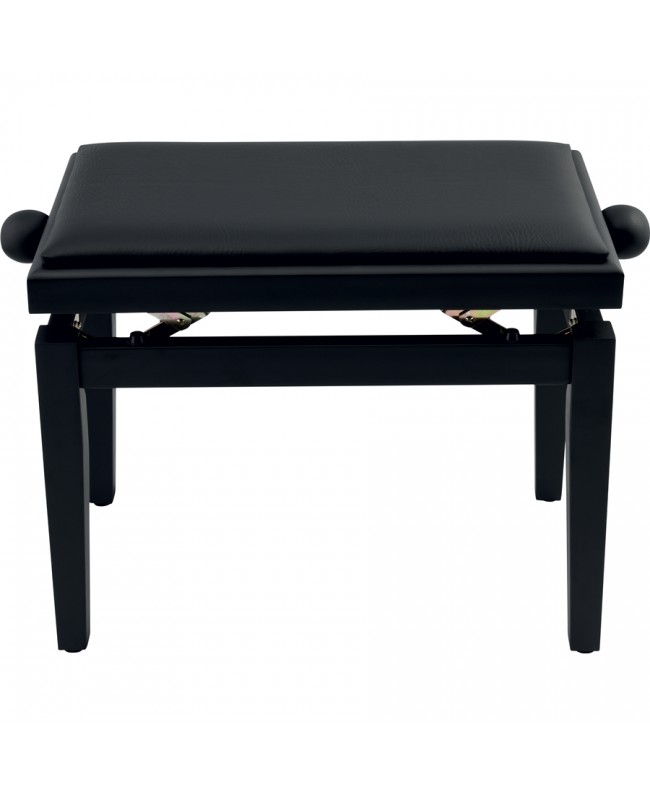 Quik Lok PB/100 BK S Satin Black Wooden Piano Bench