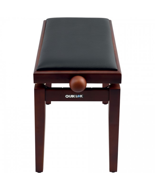 Quik Lok PB/100 WN S Panca in Legno Noce Satinato per Pianoforte Hocker