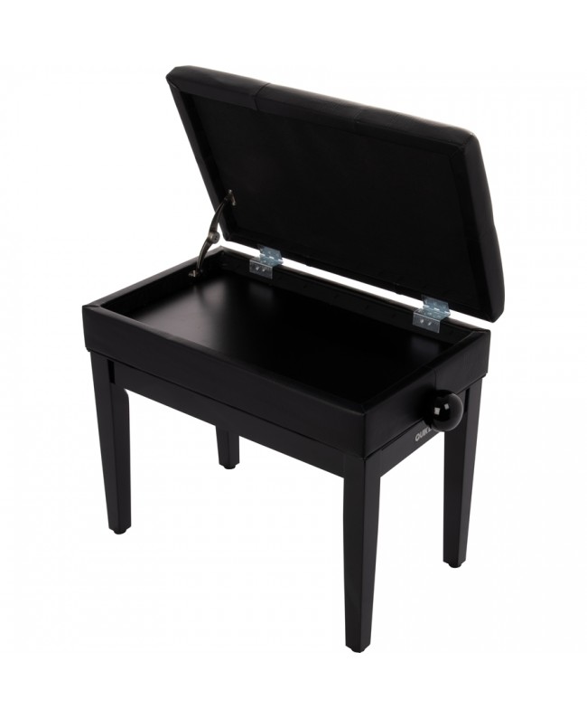 Quik Lok PB/106 BK L Glänzend Schwarz Holz Klavierbank
