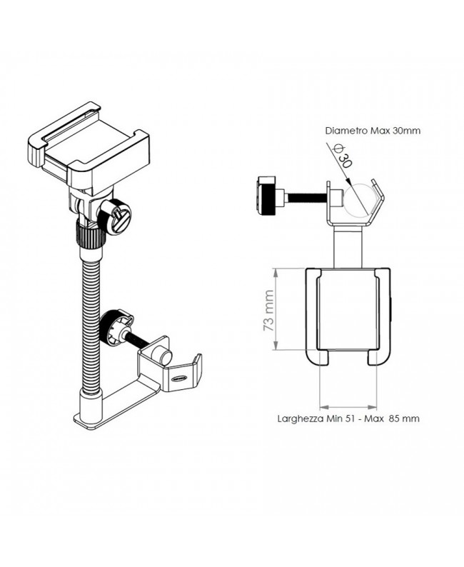 Quik Lok SMS/001 Supporto per Smartphone