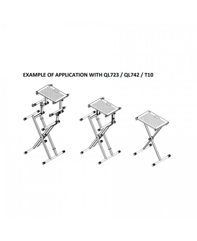 Quik Lok TOP/001 Ripiano Metallico 54 x 35 cm Miscellaneous