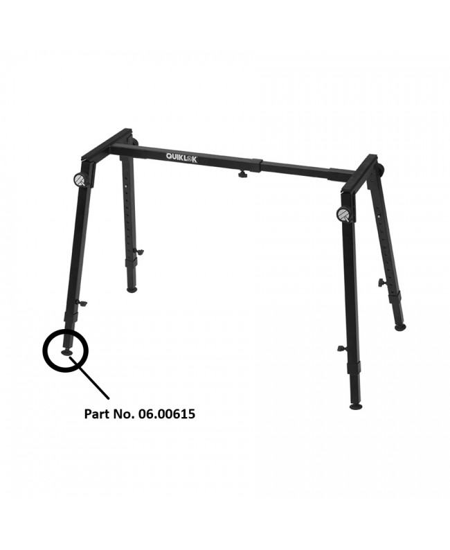 Quik Lok Piedino Regolabile D37 mm con Vite M8x13 mm
