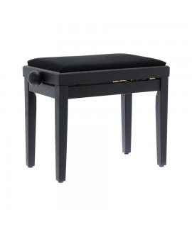 Quik Lok PB/010 BK S Satin Black Wooden Piano Bench