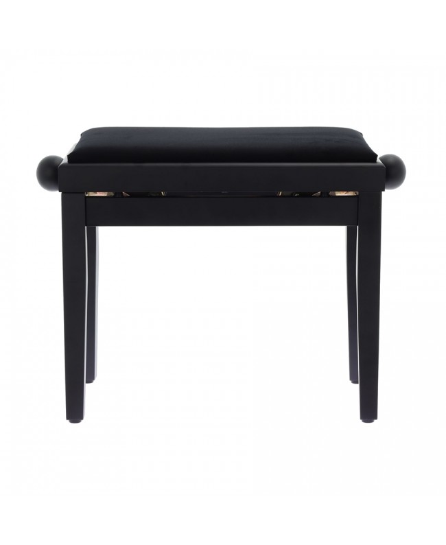 Quik Lok PB/010 BK S Satin Black Holz-Klavierbank