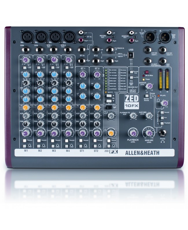 Allen & Heath ZED 10FX Analog Mixer